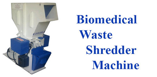 Medical waste shredder machine