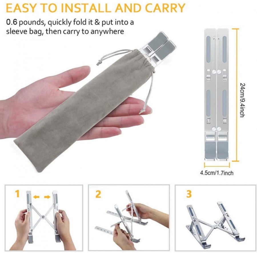 ALUMINUM FOLDING LAPTOP