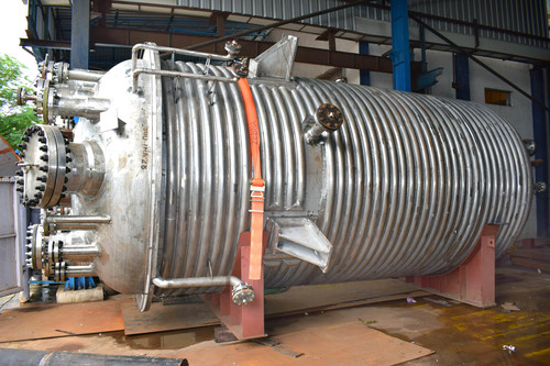 SS 316 International And Outer Coil Type Reactor