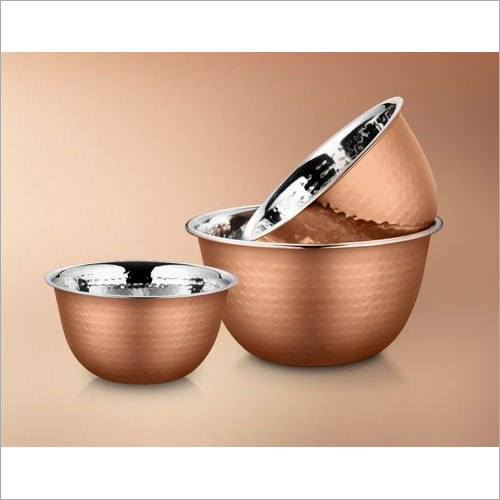 24 Cm Stainless Steel Deep Mixing Bowl Set Size: Different Size Available