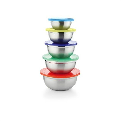 20 cm Stainless Steel Storage Bowl Set