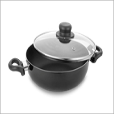 22 cm Non Stick Kadhai with Glass Lid