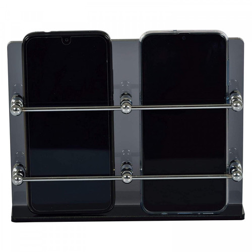 ACRYLIC DOUBLE MOBILE HOLDER