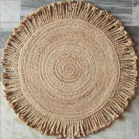 Jute Round Braided Floor Rug