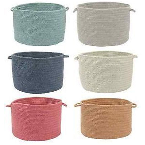Colored Cotton Basket