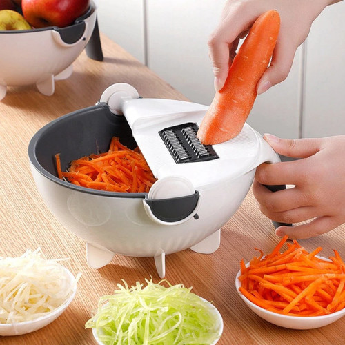 7 IN 1 MULTI FUNCTIONAL ROTATE VEGETABLE CUTTER