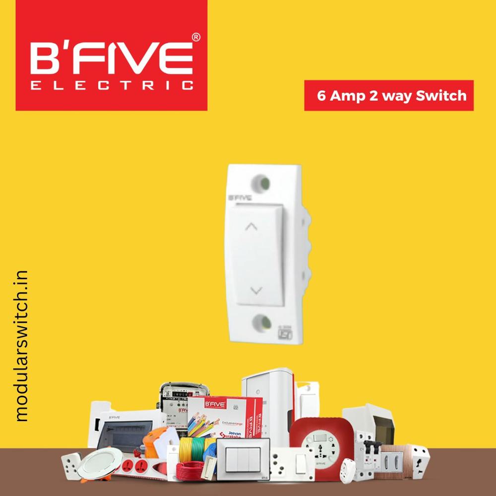 Modular Switches | 6 Amp. 2 Way Switch (Matrix)