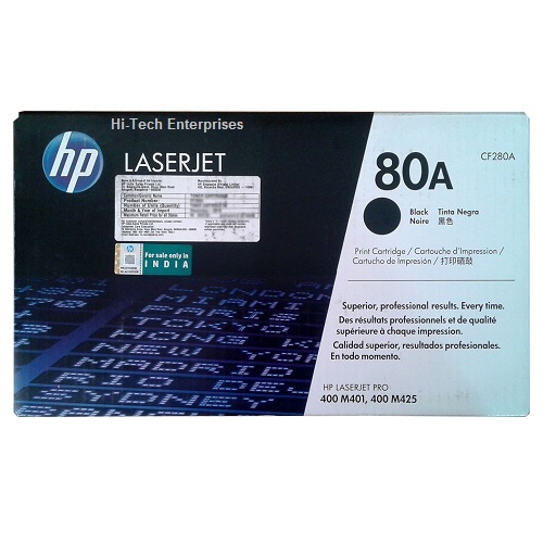 HP 80A CF280A Black Original Toner Cartridge