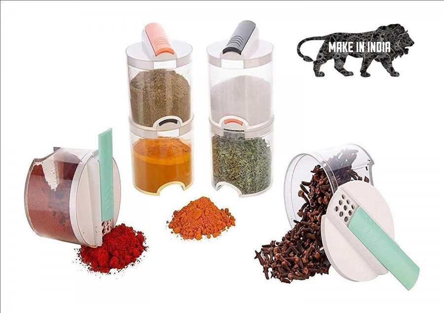 6 PCS SPICE STACKBLE SEASONING CANS