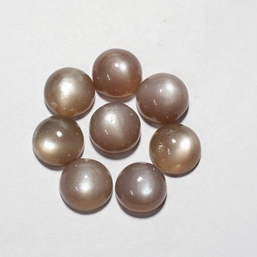 9mm Brown Moonstone Round Cabochon Loose Gemstones