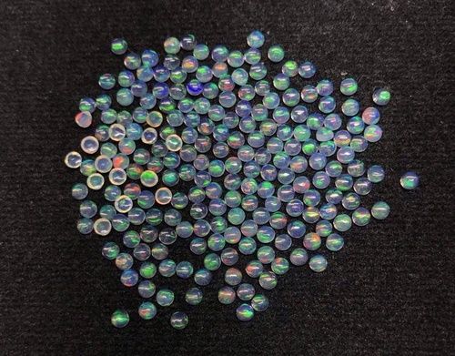 1.5mm Ethiopian Opal Round Cabochon Loose Gemstones