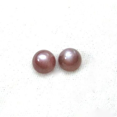 10mm Brown Moonstone Round Cabochon Loose Gemstones