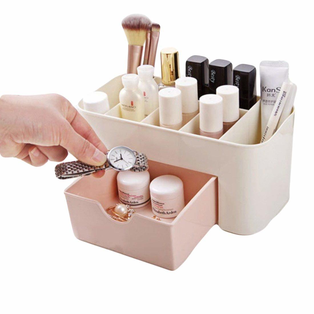 PLASTIC COSMETIC STORAGE BOX
