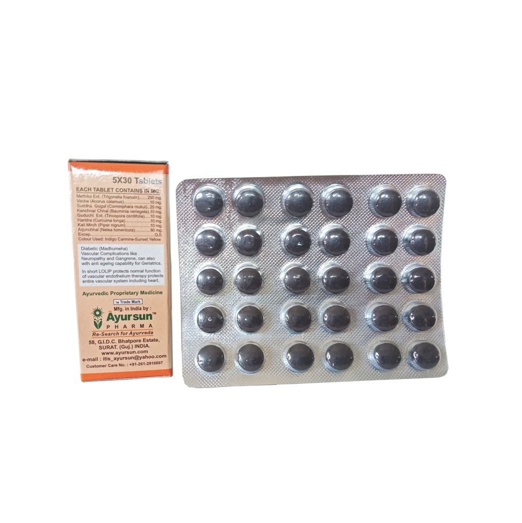 Ayurveda Tablet For Hyperglycemia - Lolip Tablet