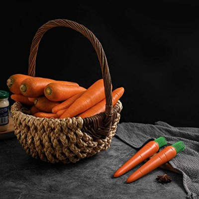 CARROT SHAPED SILICON KITCHEN OIL BRUSH