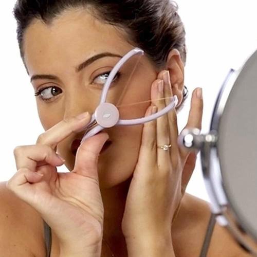 Handy Metal Hair Trimmer Eyebrow Scissors Shaper Curved Edge