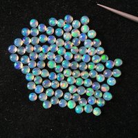 5mm Ethiopian Opal Round Cabochon Loose Gemstones