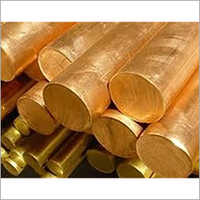 Nickel Silicon Chromium Copper Rod - Different Thickness Available , Rigid Hardness With Polished Copper Color Finish