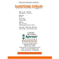 Ayurvedic Syrup For Natural - Suntone Syrup