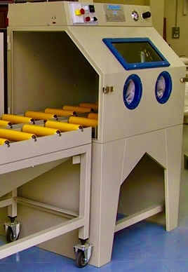 Cabinet Type Sand Blasting Machine