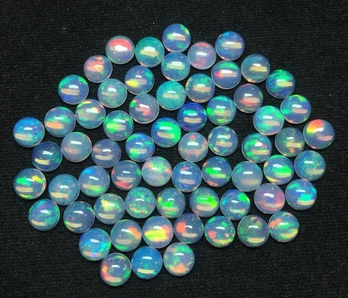 10mm Ethiopian Opal Round Cabochon Loose Gemstones