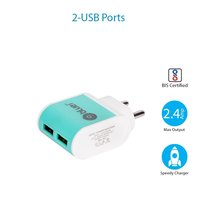 Bluei Ta-02 Rapid 2.4 A, Dual Usb Mobile Charger