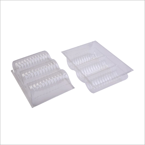 Cookies Tray - 135x85x40mm, Clear Soft Pet Material | Flexible Design For Easy Handling