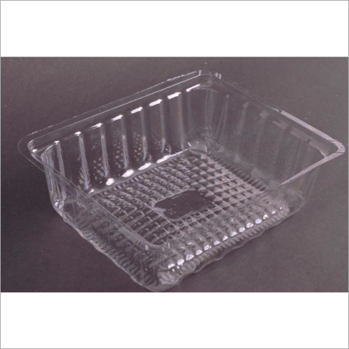145x115x45 mm Big Plain Tray - PET, PVC, HIPS Material, 145x115x55 mm Size, Clear Color | Soft Plain Tray Design