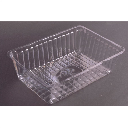 4x6 mm Plain Tray - PET, PVC, HIPS Material | Clear Color, Soft Hardness, Plain Design, Versatile for Various Applications