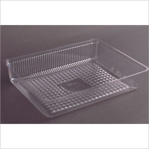 185x135x35 mm Small Khari PET Tray - Clear Soft PET Material | Versatile 185x135x35 mm Size, Ideal for Various Food Presentation Needs