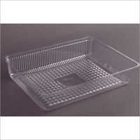 185x135x35 Mm Small Khari Pet Tray - Clear Soft Pet Material | Versatile 185x135x35 Mm Size, Ideal For Various Food Presentation Needs