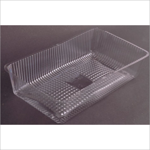225x125x55 mm Big PET Tray - Clear Soft PET, PVC, HIPS Material | Khari Tray Design for Versatile Storage and Display