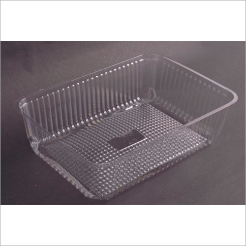 258x190x70 mm Jumbo Khari PET Tray - Clear Soft Material, 258x190x70 mm Size | Durable PET, PVC & HIPS Composition