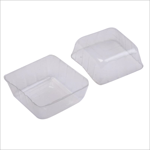 Clear 50X50X20 Mm Pvc Sweet Tray