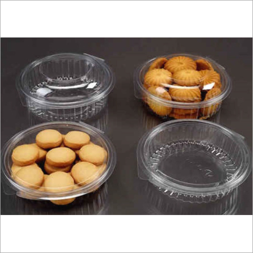 PET Round Hinged Box