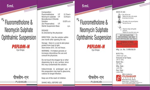 Fluorometholone & Neomycin Sulphate Ophthalmic Suspension