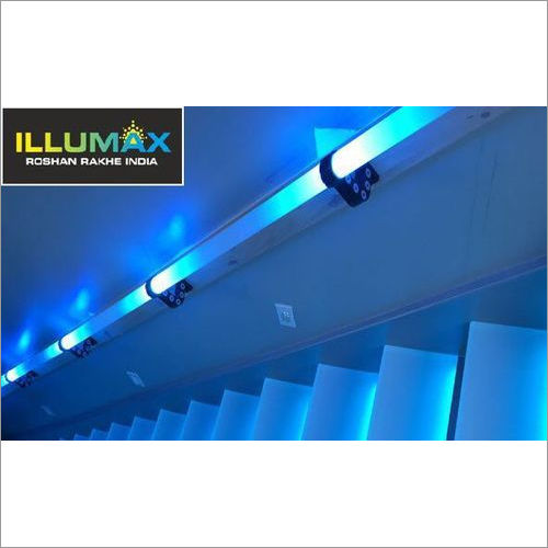 Blue Acrylic Led Stair Railing