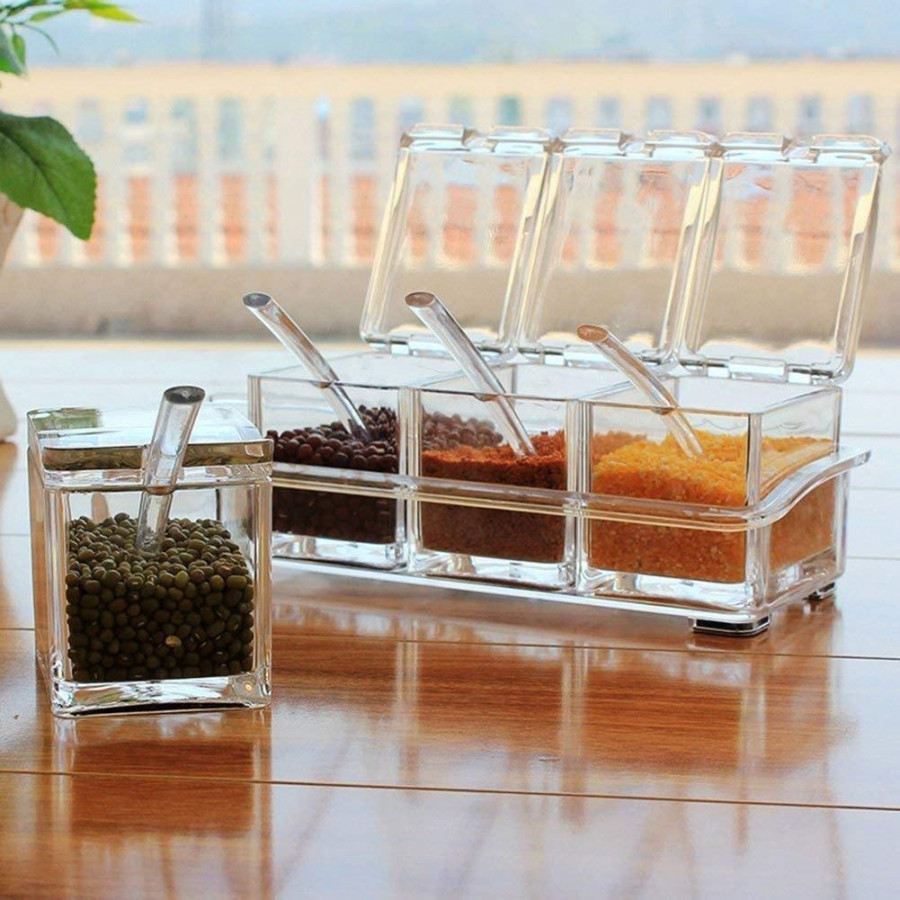CRYSTAL SPICE RACK