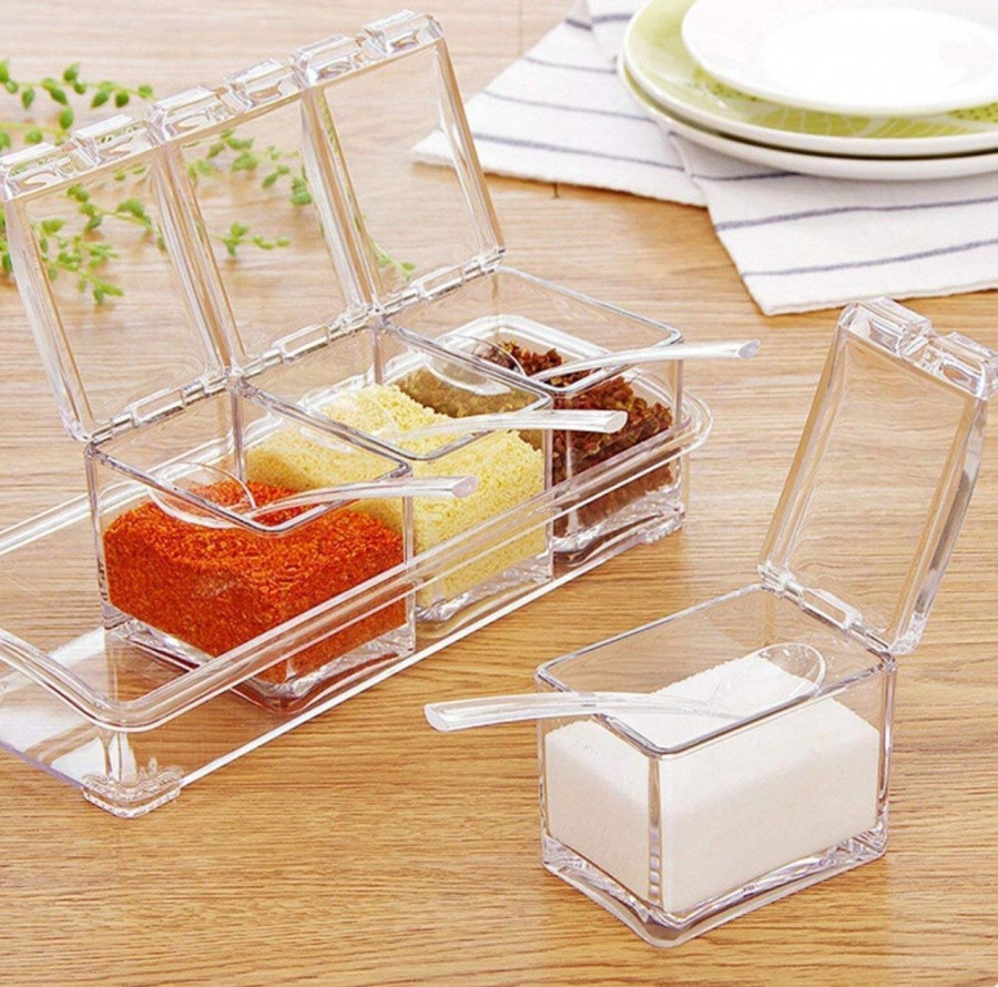 CRYSTAL SPICE RACK