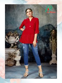 Artriddhs Shrusti vol 2 Rayon Slub Handwork Western tops CatalogArtriddhs Shrusti Vol 2 Rayon Slub Handwork Western Tops Catalog