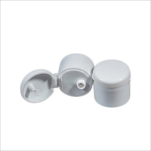 19 MM Plastic Flip Top Caps - White PP, Round Shape, Thickness 1.5 mm | Ideal for Bottles, Versatile Usage and Easy to Operate