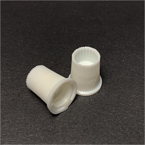 White 22 Mm Pp Conical Cap
