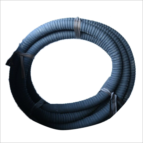 Dust Collector Hose - High Durability Rubber Material, Grooved Pattern for Leakage Resistance, Black Socket Joint Design