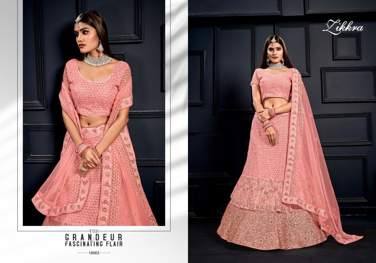 Zikkra Vol 16 Velvet Designer Bridal Lehenga Catalog Collection