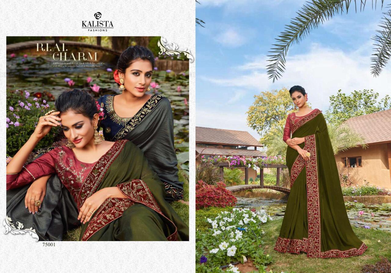 Kalista Fashions Vasudha Vichitra Silk Saree Catalog