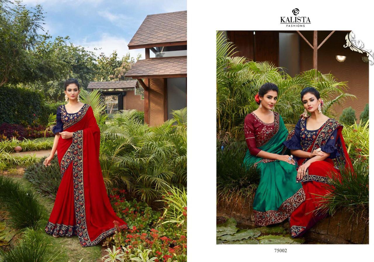 Kalista Fashions Vasudha Vichitra Silk Saree Catalog