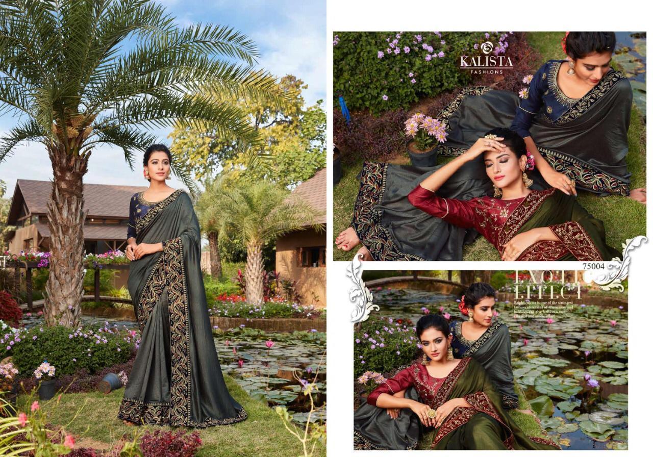 Kalista Fashions Vasudha Vichitra Silk Saree Catalog