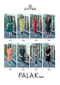Mittoo Palak Vol 24 Heavy Rayon Printed Kurti Catalog