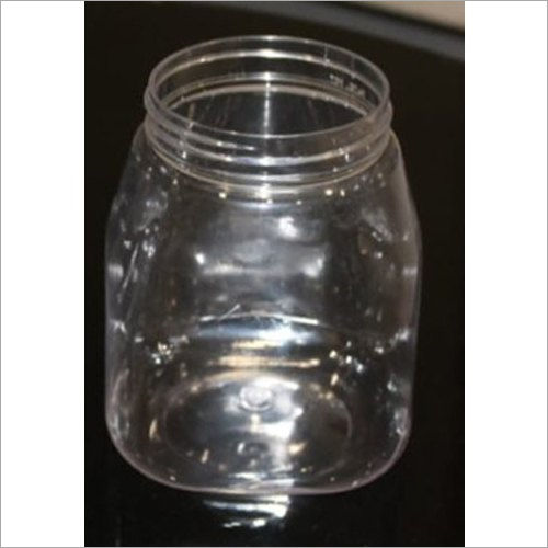 Transparent Pet Plastic Ghee Jar