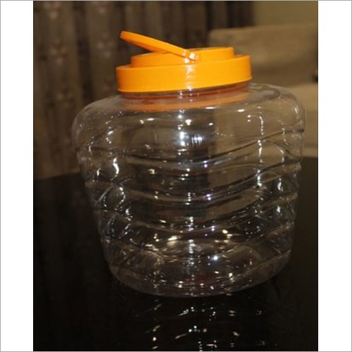 5 Ltr Transparent PET Jars
